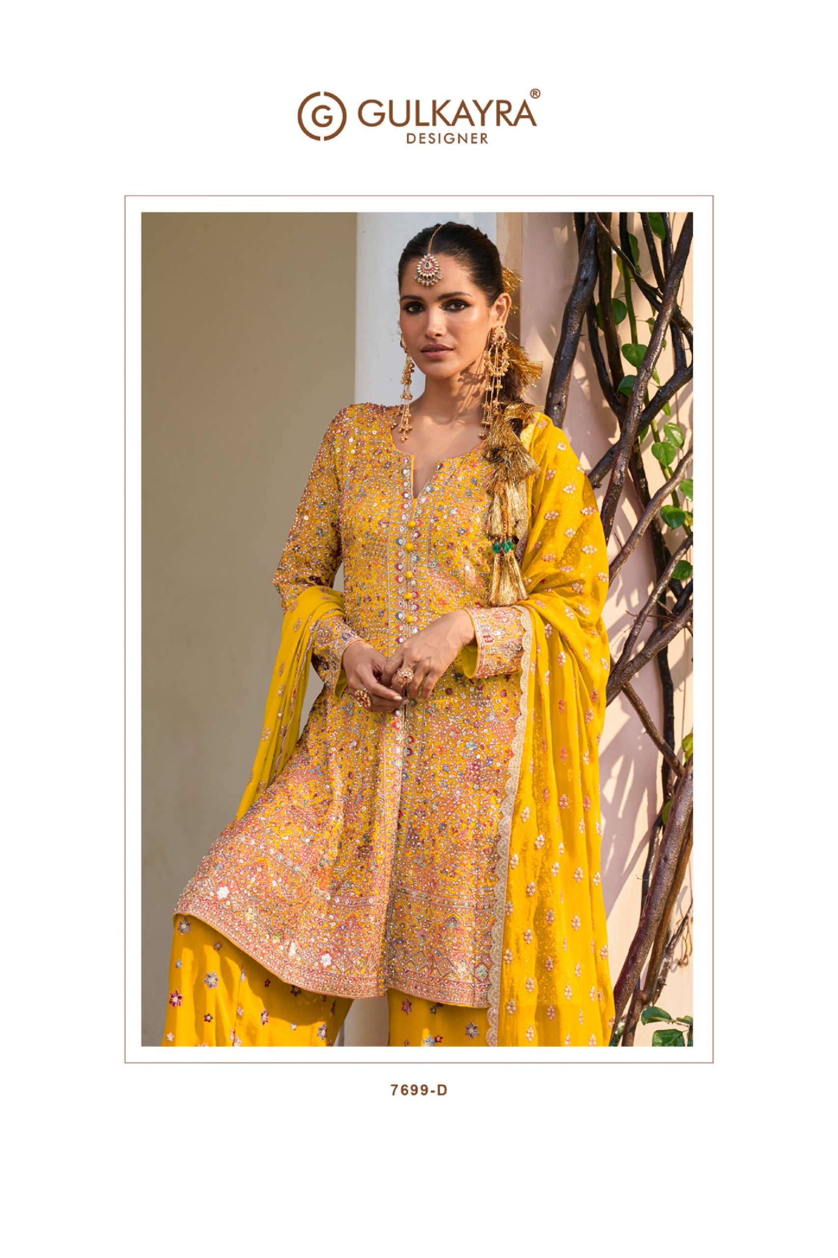 GULKAYRA DESIGNER RAKUL RICH BOUTIQUE GEORGETTE SHARARA SUIT FOR WOMEN WEDDING WEAR SHOP